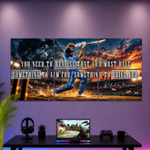 "You Must Have Something to Aim For" 6-Panel Split Poster