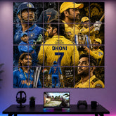 👑 Dhoni Legacy Collage Kit