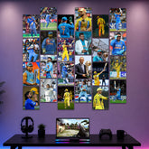 MS Dhoni Collage Kit (Set Of 24)