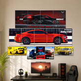 Muscle Car Wall Set