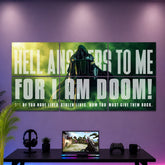 "Hell answers to me, for I am Doom" 6-Panel Split Poster