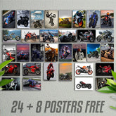 Superbikes Collage Kit (Set Of 32)