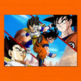Goku Vs Vegeta Poster