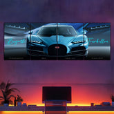 Bugatti Tourbillon 4 Panel Split Poster