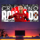 Ronaldo Portugal Split Poster