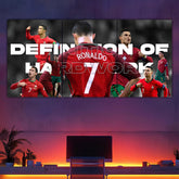Ronaldo Defination Of Hard Work Split Poster