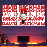 David Beckham Split Poster
