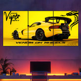 Dodge Viper Split Poster