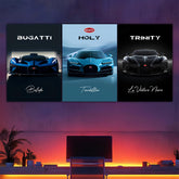 Bugatti Holy Trinity Split Poster