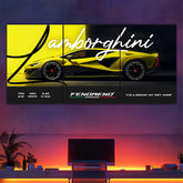 Lamborghini Fenomeno Split Poster