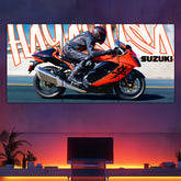 Suzuki Hayabusa Split Poster