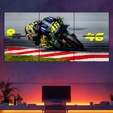 Valentino Rossi World Champion Split Poster