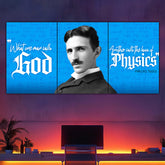 Nikola Tesla Quote Split Poster