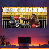 "Everyone Has A Plan" Mike Tyson Split Poster