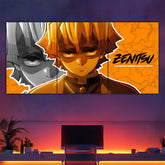 Zenitsu Thunder Breathing 7 Form Split Poster