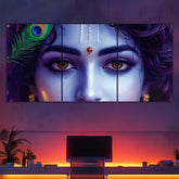 Shri Krishna Eye Split Poster