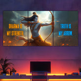 Shri Ram Quote Split Poster