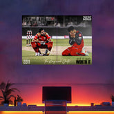 "Its Worth It" Virat Split Posters 2-Panel