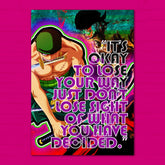 Zoro Quote Poster