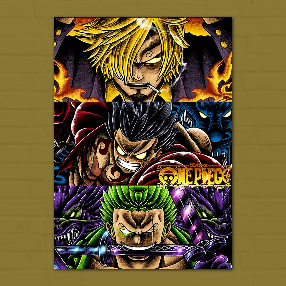 Luffy Sanji Zoro Poster
