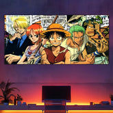 Straw Hat Members Split Poster