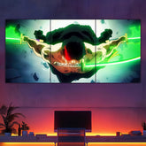 Zoro King Of Hell Split Poster