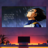 Vegeta Quote Split Poster