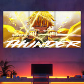 Zenitsu Thunder Breathing Split Poster