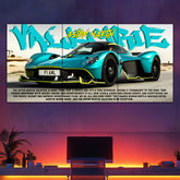 Aston Martin Valkyrie Split Poster