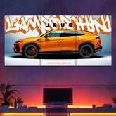 Lamborghini Urus Split Poster