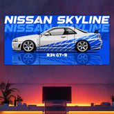Nissan Skyline Split Poster
