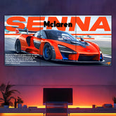 McLaren Senna Split Poster