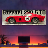 Ferrari 250 GTO Split Poster