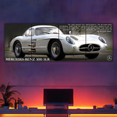 Most Expensive Car Mercedes-Benz 300 SLR Split Poster