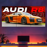 Audi R8 Split Poster