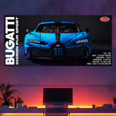 Bugatti Chiron Pur Sport Split Poster