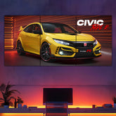 Honda Civic Type R Split Poster
