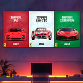 Ferrari Generation Split Poster