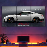Nissan GT-R Split Poster