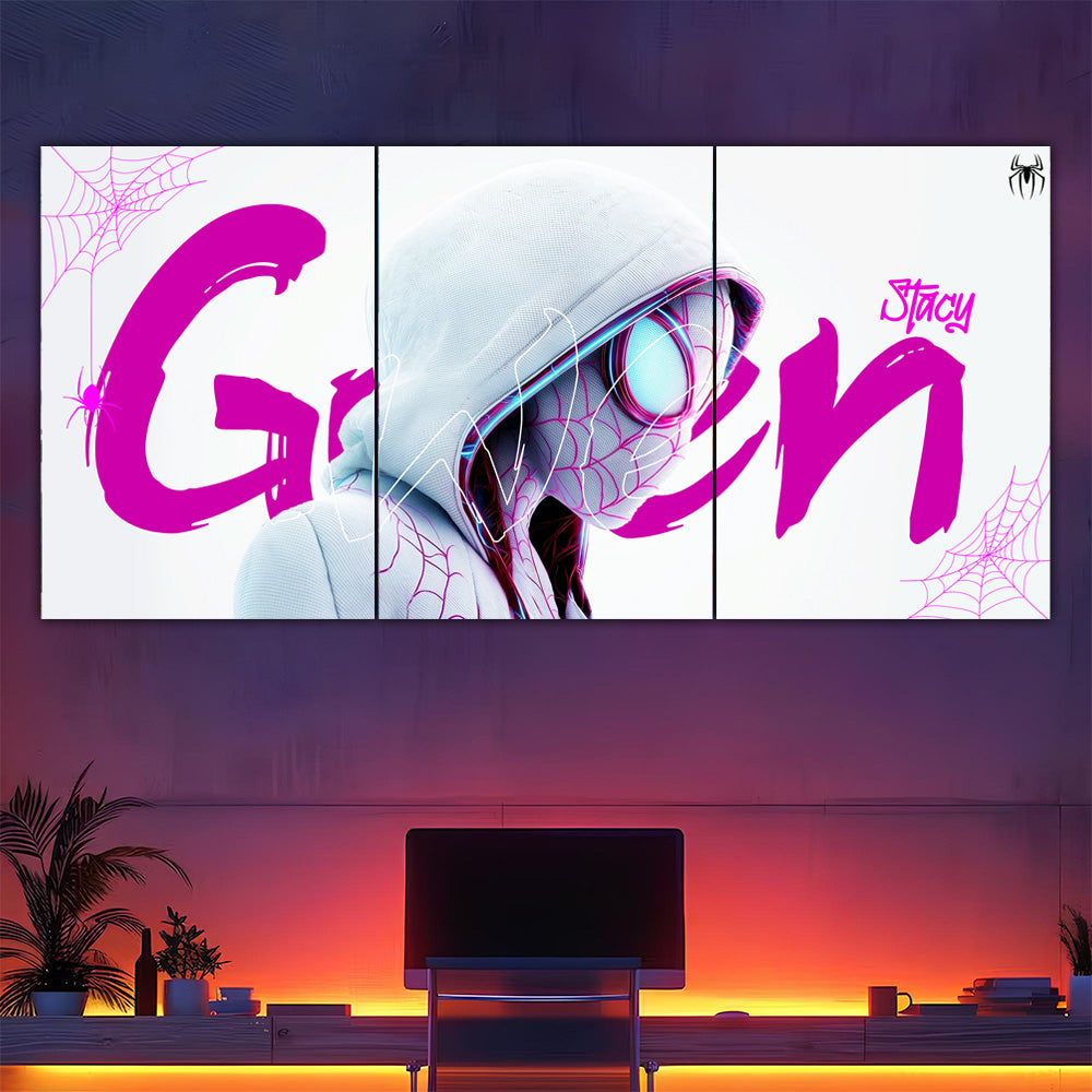 Gwen Stacy Split Poster