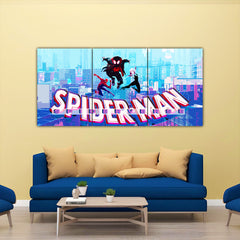 Spider-man Spiderverse Split Poster