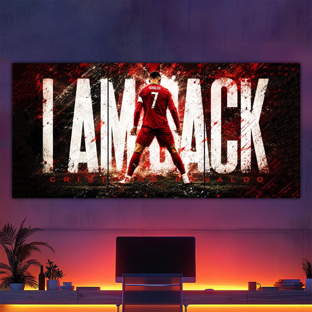 Ronaldo I Am Back Split Poster