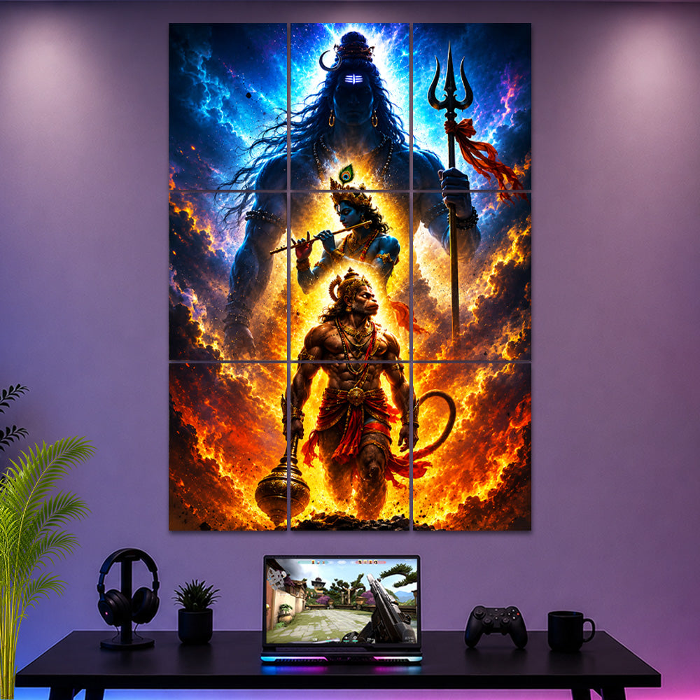 Mahadev, Madhav & Mahaveer Block Kit