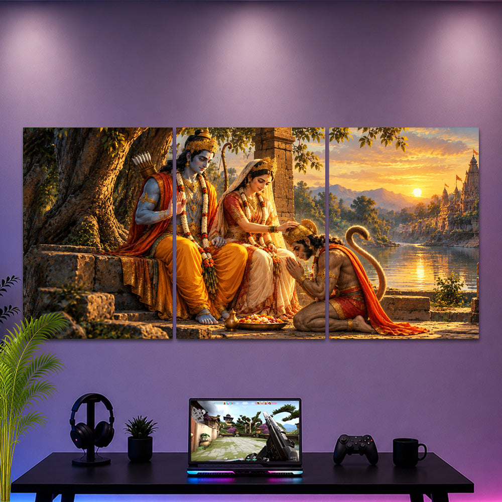 Siyaram — Eternal Love & Bhakti Split Poster