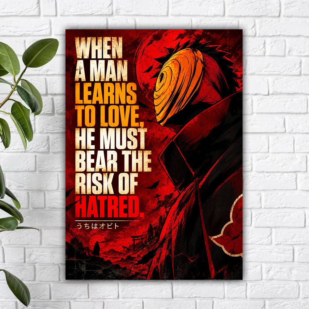 Obito Quote - Naruto Poster