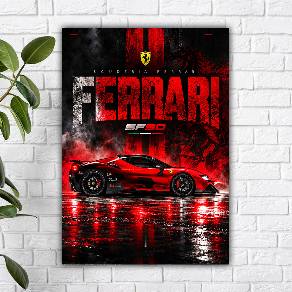 Ferrari SF90 Poster