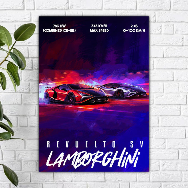 Lamborghini Revuelto SV Poster