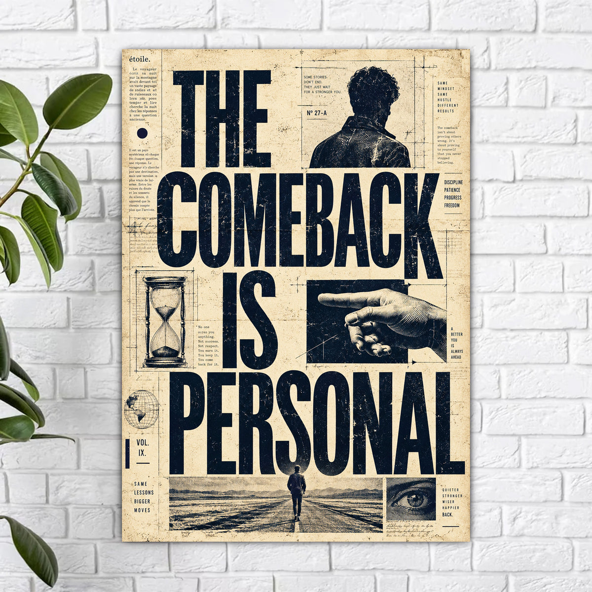 The Comeback is Personal Poster