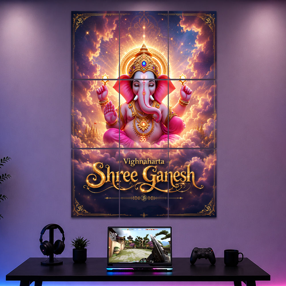🕉️ Shree Ganesh – The Vighnaharta Block Kit
