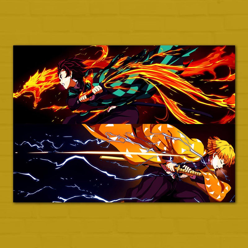 Tanjiro / Zenitsu Poster
